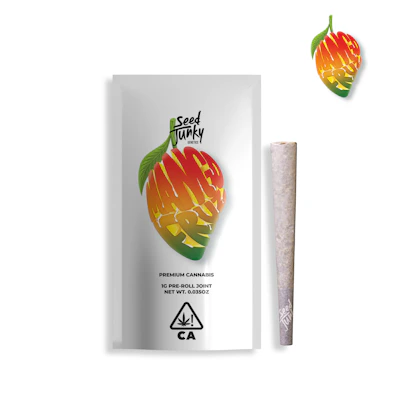 Seed Junky - 1g Preroll - Mango Fruz - PRE_ROLLS by Seed Junky at King of Budz