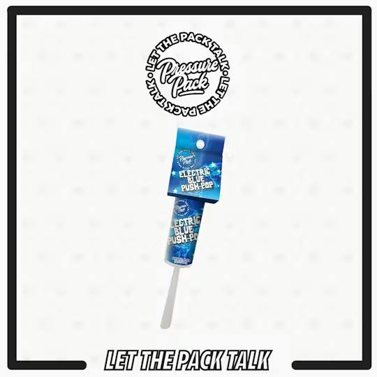 Pressure Pack - Electric Blue Push Pop