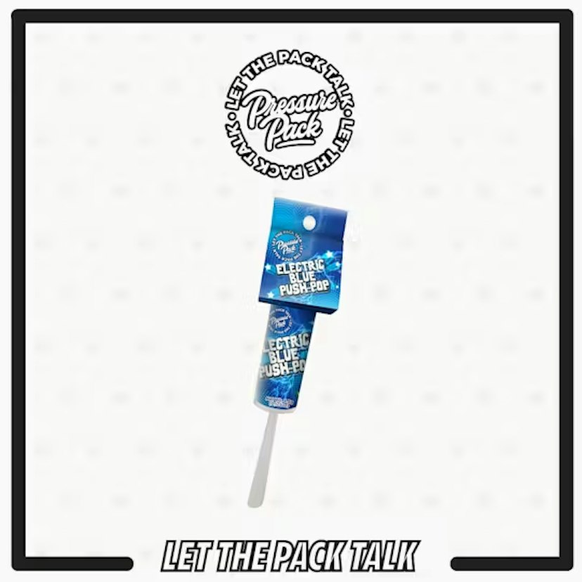 Pressure Pack - Electric Blue Push Pop