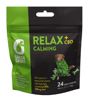 Edibles | Green Gruff | Relax + CBD | Calm | 24ct