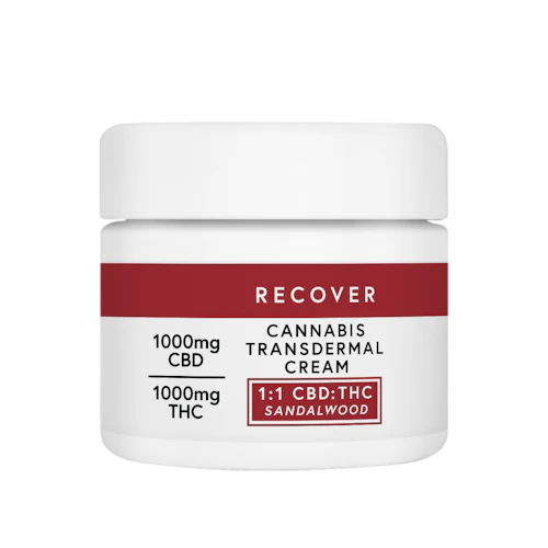 Mary's Medicinal - 1000mg THC: 1000mg CBD Transdermal Cream - Sandalwood