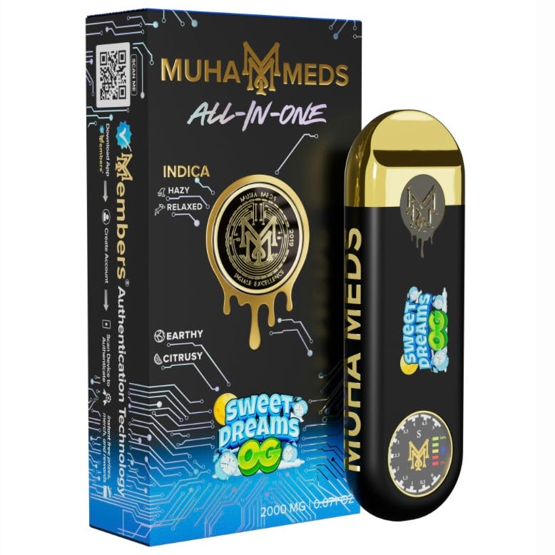 MUHA MEDS | Disposable Vape | Gen 3 | Dragon Berry Runtz | 2g | First Class  - Lansing