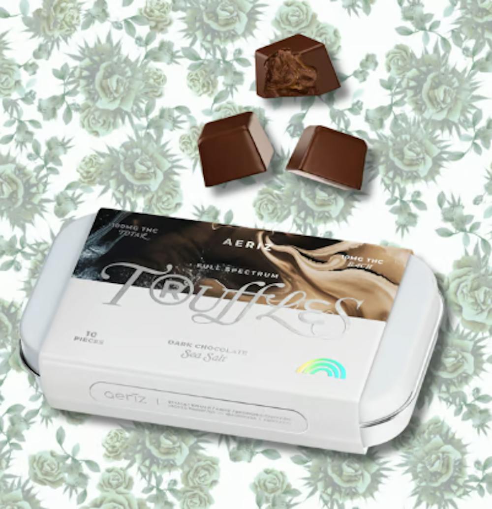 Product AZ  Dark Chocolate Truffles - Sea Salt 100mg (10pk)