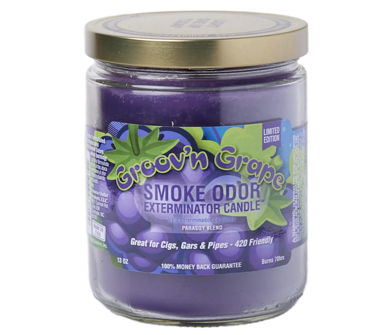 Photo of Groov’n Grape Smoke Odor Exterminator Candle