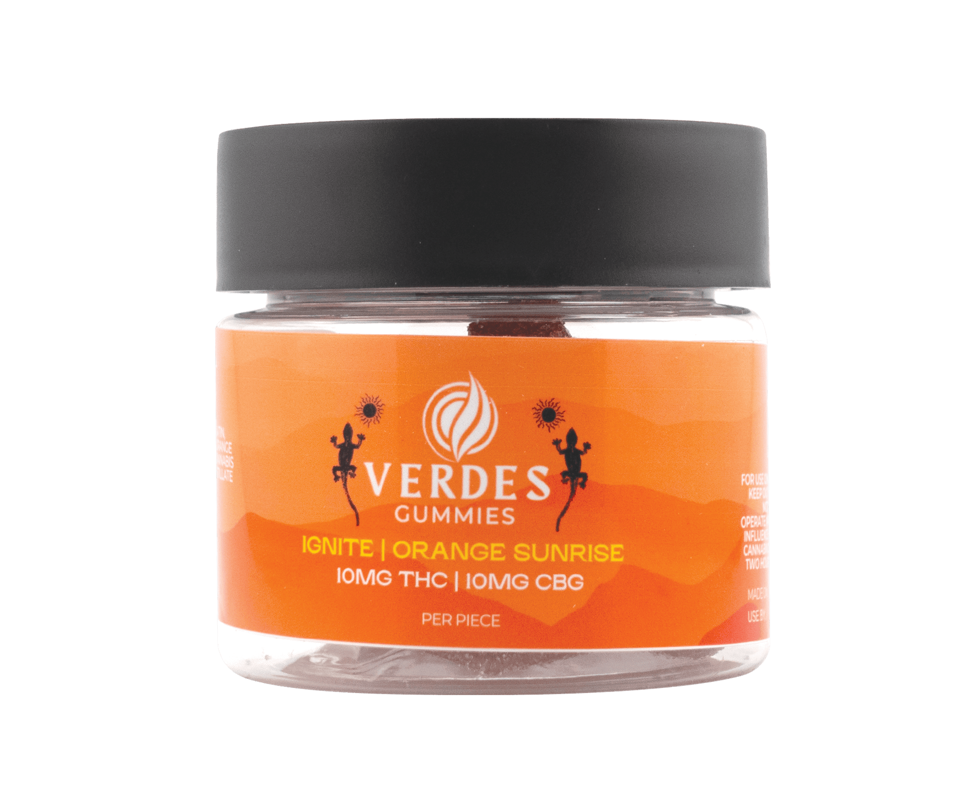 Gummies Orange Sunrise 10mg THC: 10mg CBG 10 Pack | ABQ Heights