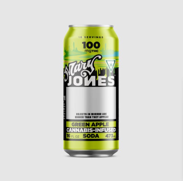 Product: Green Apple Soda | 100mg | Mary Jones