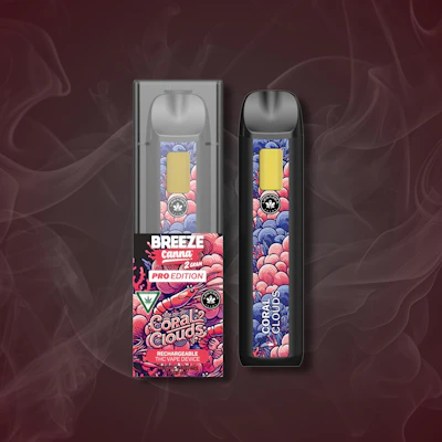 Breeze Pro x Legasea - 2g Disposable - Coral Clouds - DISPOSABLES by BREEZE Canna at King of Budz
