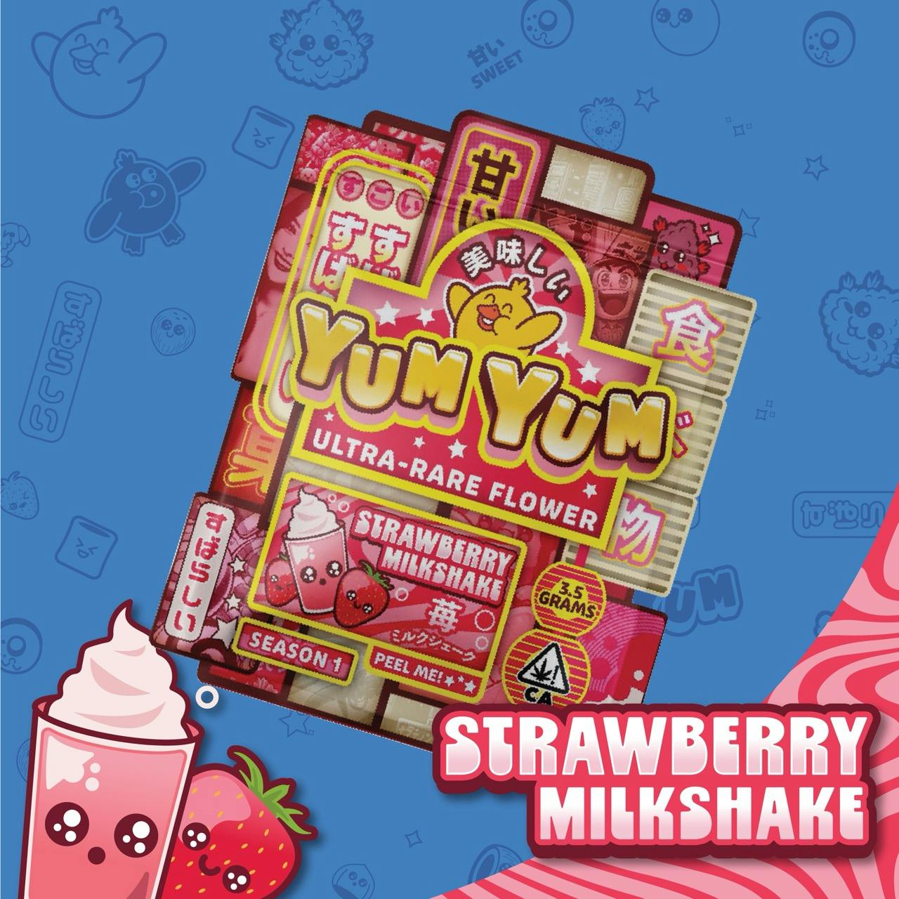 Yum Yum - Pre-Pack Flower - - **STRAWBERRY MILKSHAKE**