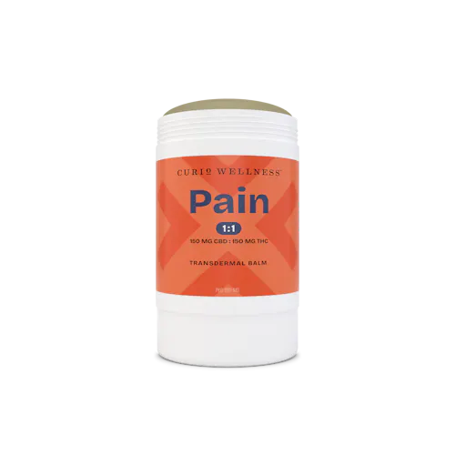 Pain Transdermal Balm 1:1 150mg – Curio-1