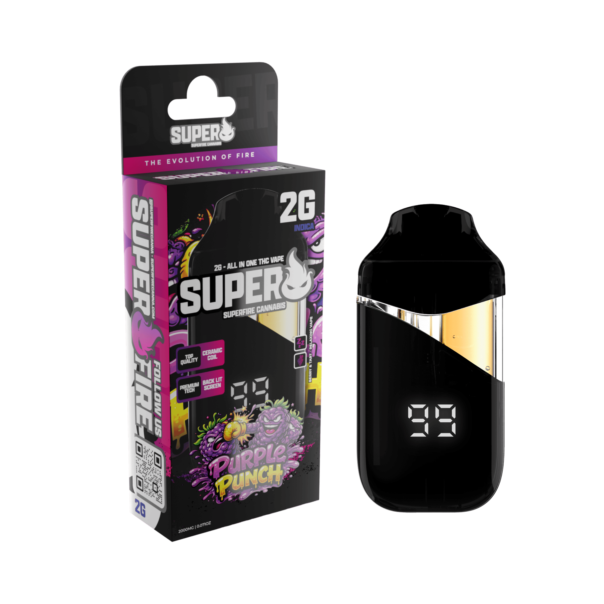 Superfire - 2g Disposable - Purple Punch (I)