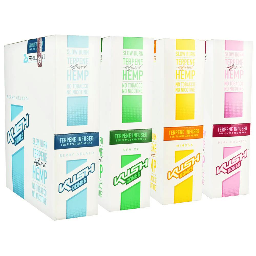 Product Kush Cones | Clementine | Terpene Infused Hemp Cones | 2pk