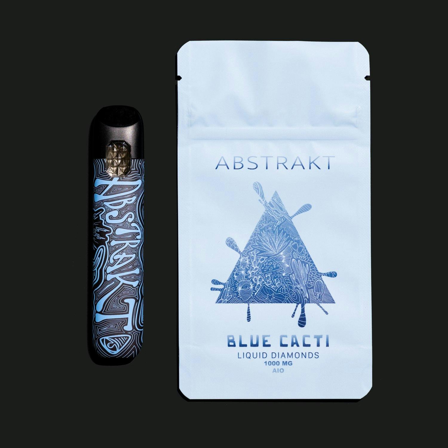 Abstrakt Blue Cacti Liquid Diamonds All-In-One Cannabis for sale Phoenix AZ  - Sol Flower Dispensary