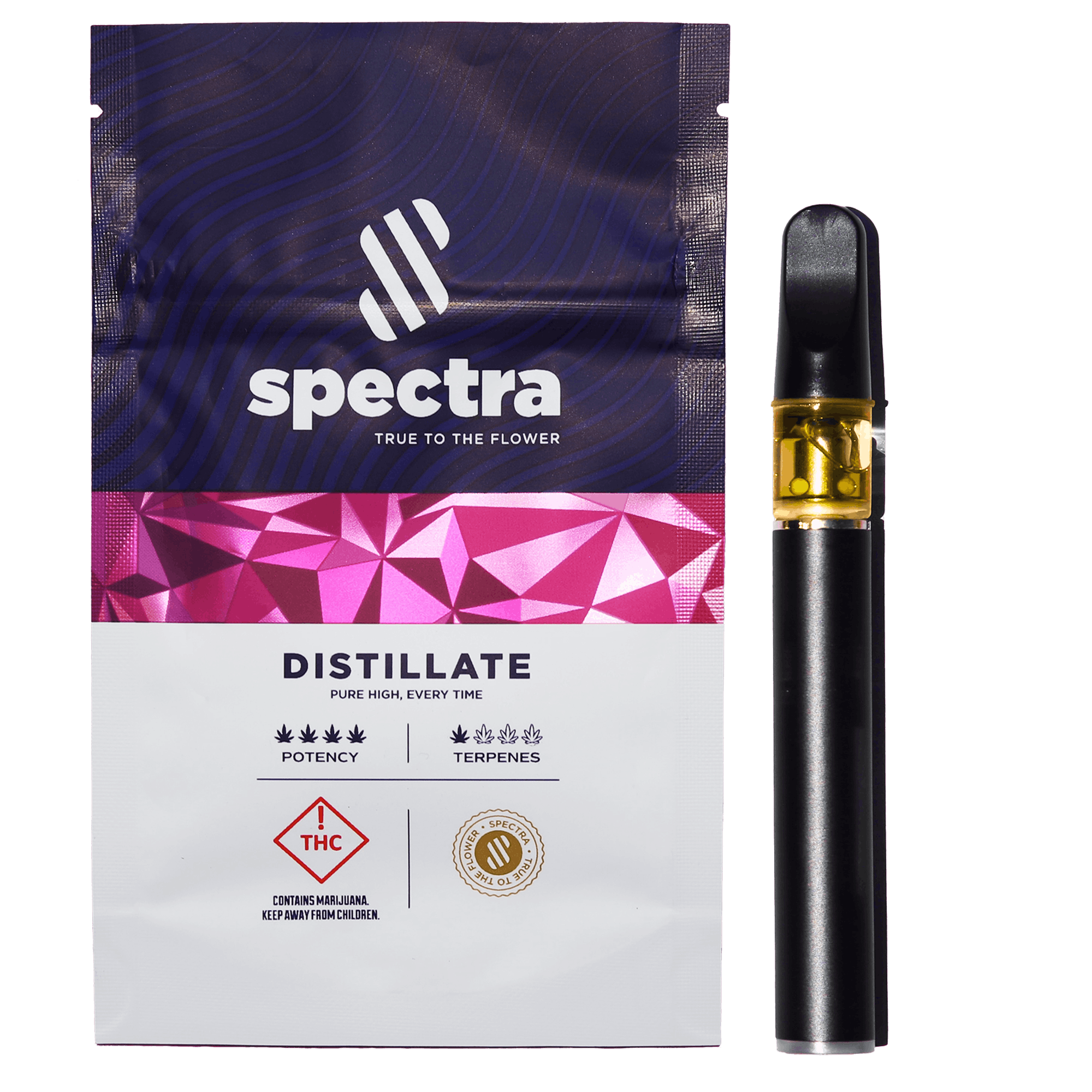 Spectra Plant Power 6 Tangerine Dream Disposable Cartridge Distillate 350mg