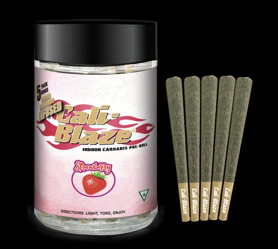 Cali-Blaze | Infused Pre-Roll 5-Pack - 3.5g - Vanilla Lava Cake