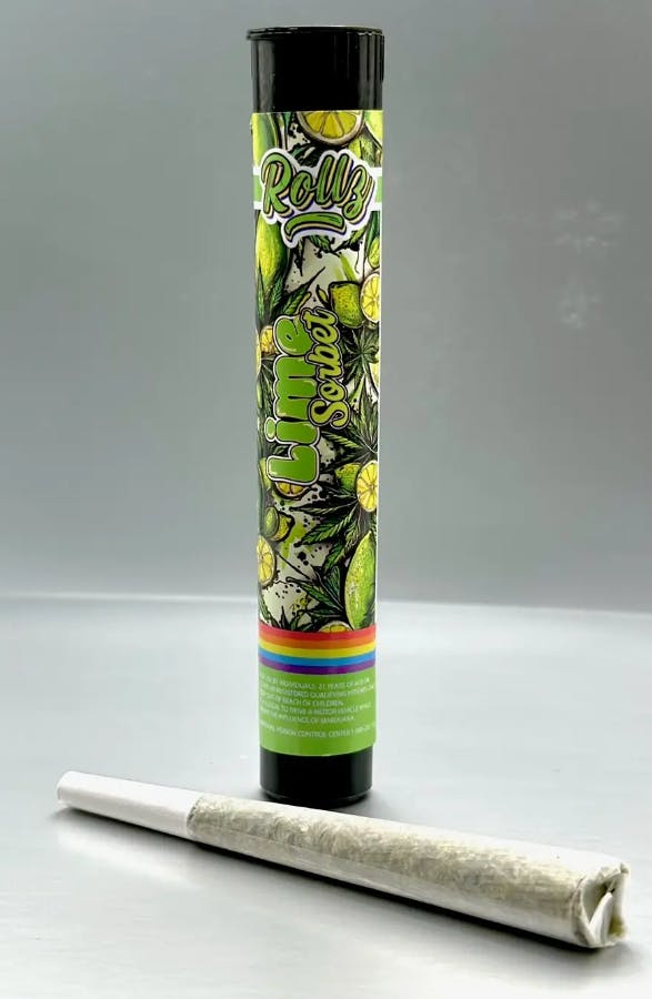 Product: ROLLZ | LIME SORBET - INFUSED PRE ROLL HYBRID