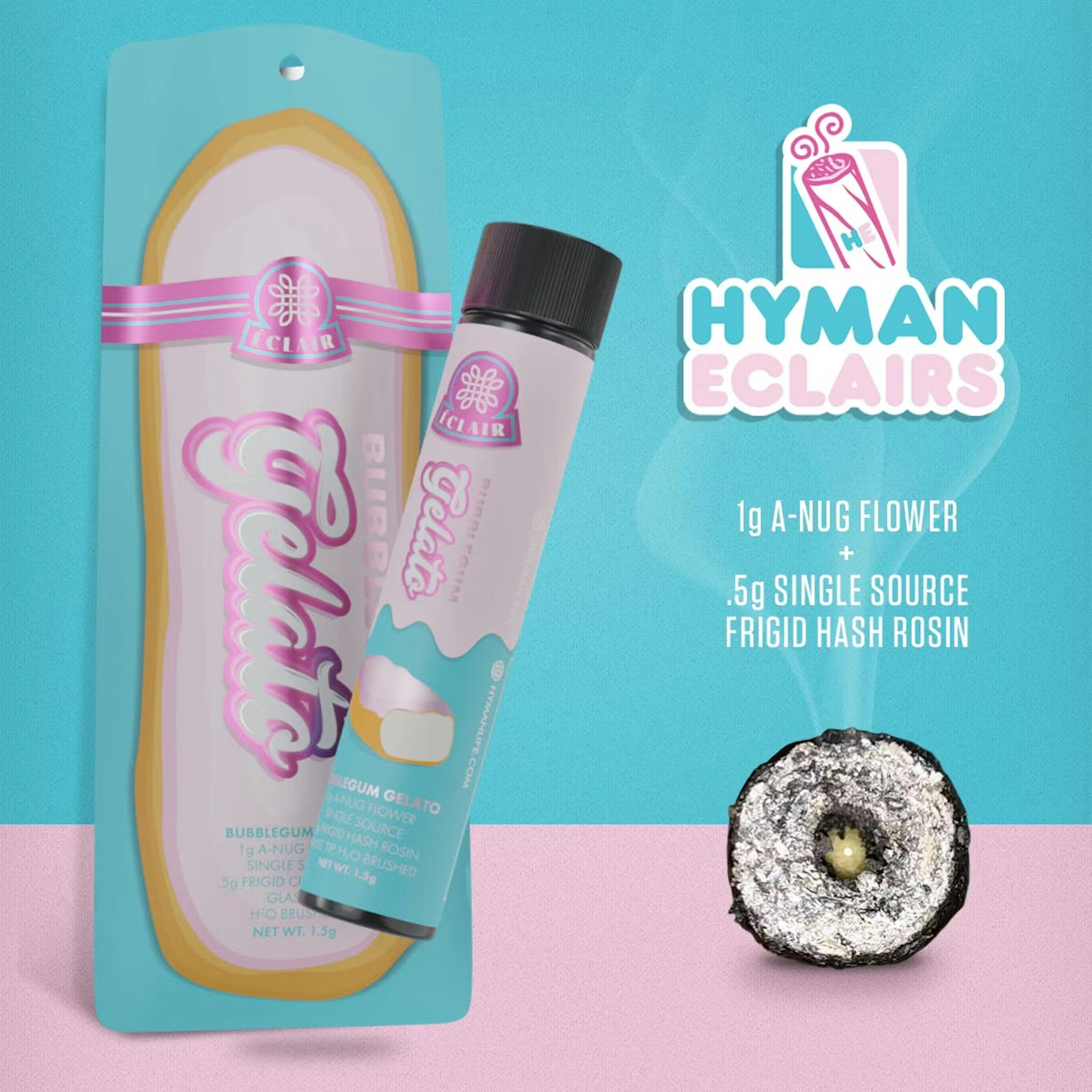 Hyman -  1.5g Infused Eclair - Bubblegum Gelato
