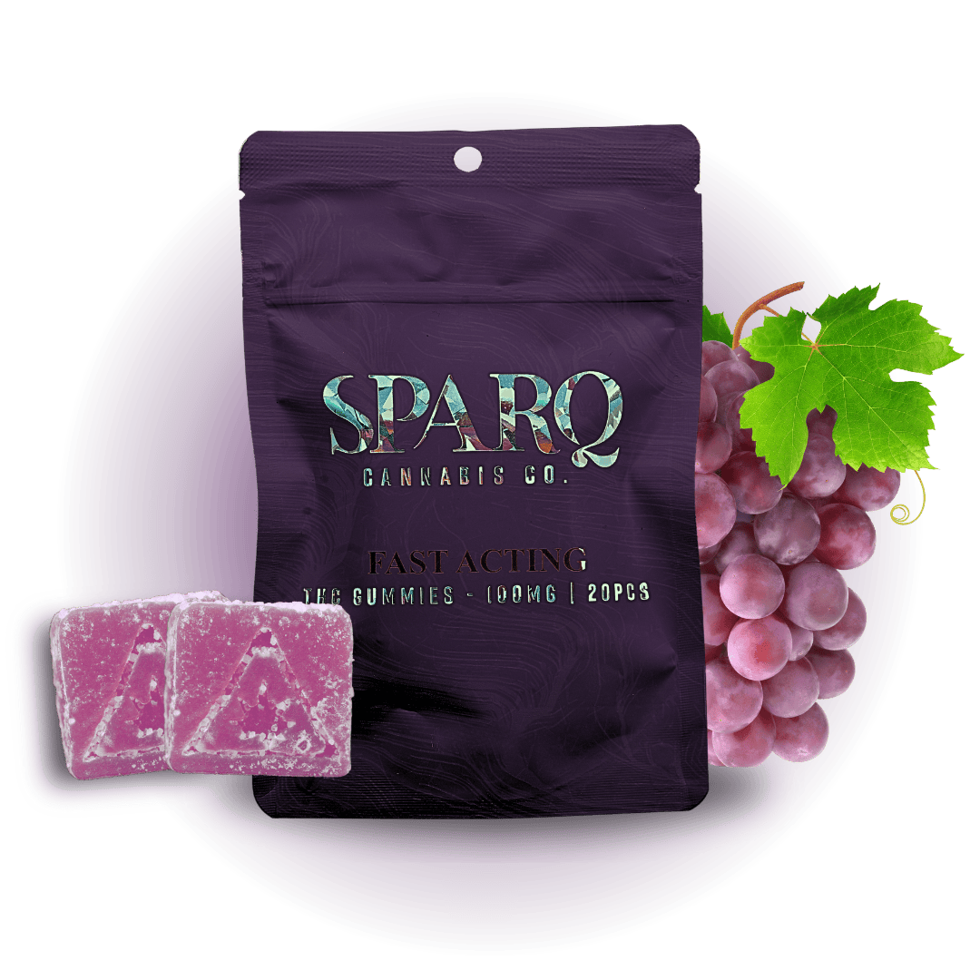 Product Sparq | Grape | Gummies | 100mg