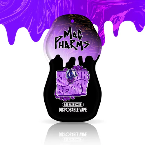Mac Pharms - .5g Hash Rosin Disposable - Skunk Berry
