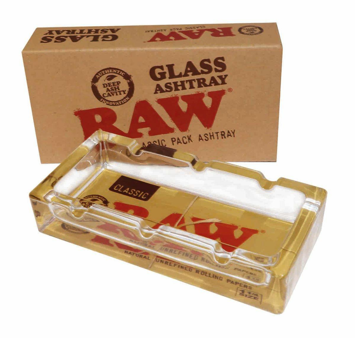 Raw - glass ashtray - classic