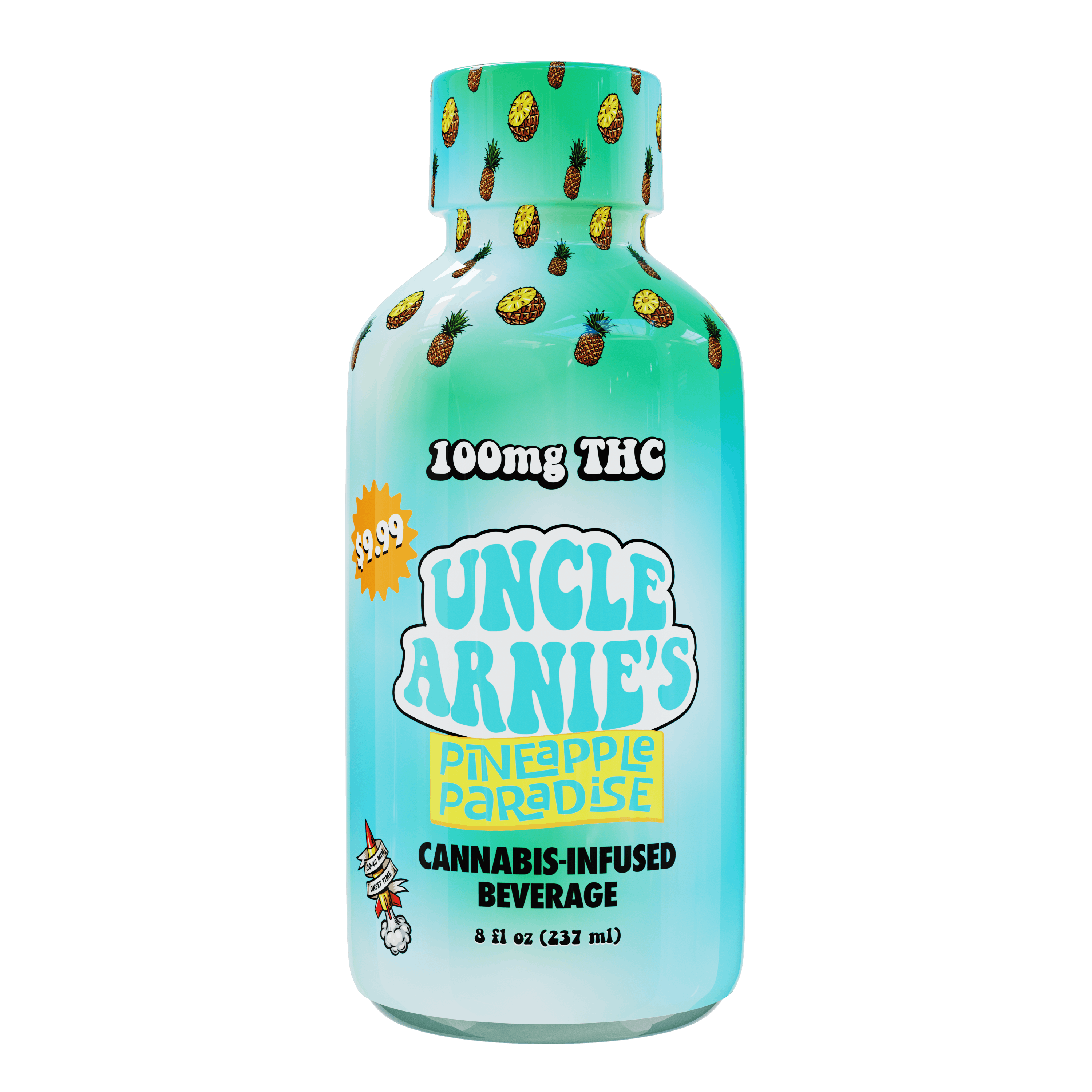 Uncle Arnie's 8oz 100mg Pineapple Paradise