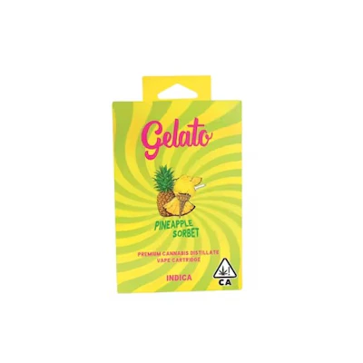 Gelato - 1g Cartridge - Pineapple Sorbet (I) - CARTRIDGES by Gelato at King of Budz
