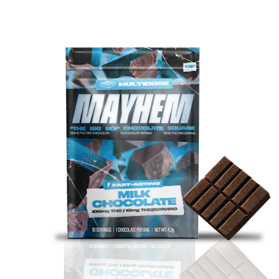 Mayhem Dark Chocolate Big Boi 100mg | Sacred Bloom