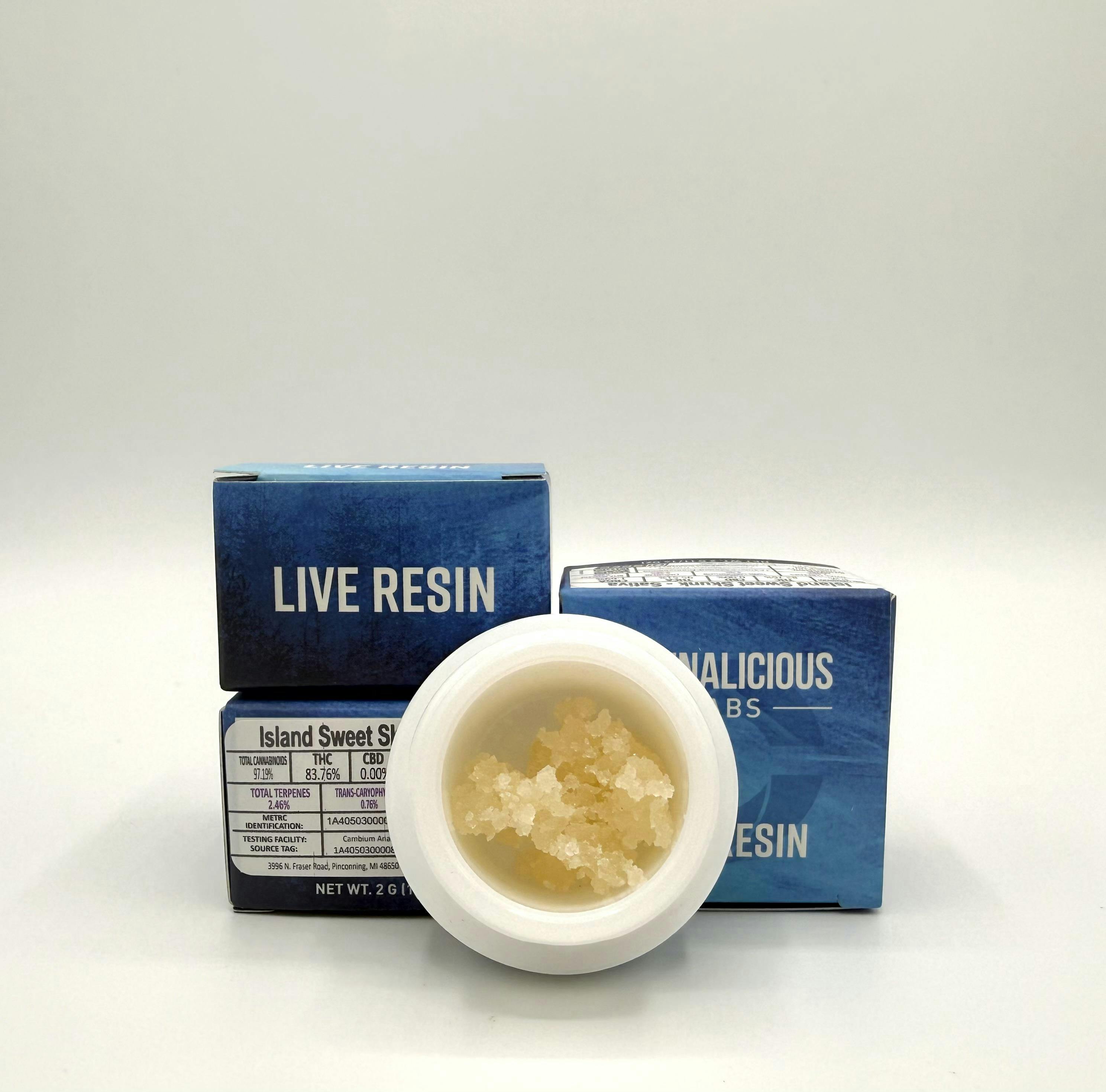 Cannalicious - 2g Live Resin - Island Sweet Skunk