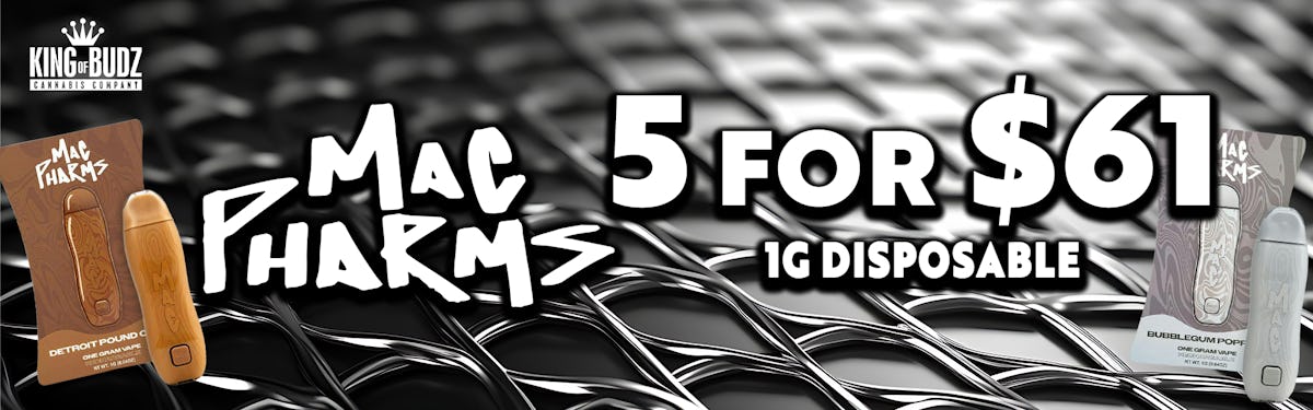MAC Pharms 1g Disposable - 5 for $61
