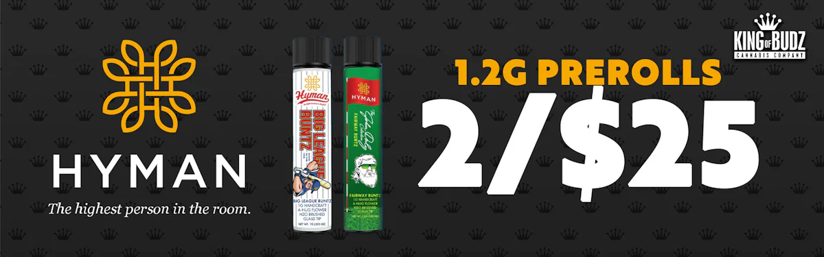 2 FOR $25 PRE-ROLLS