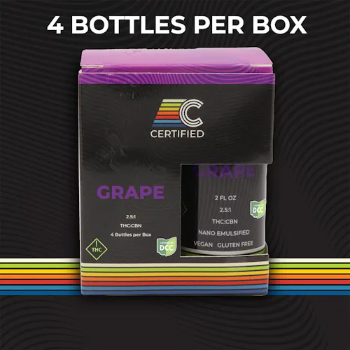 Certified Cultivators | Grape Drink CBN | 4pack | 100mg-3
