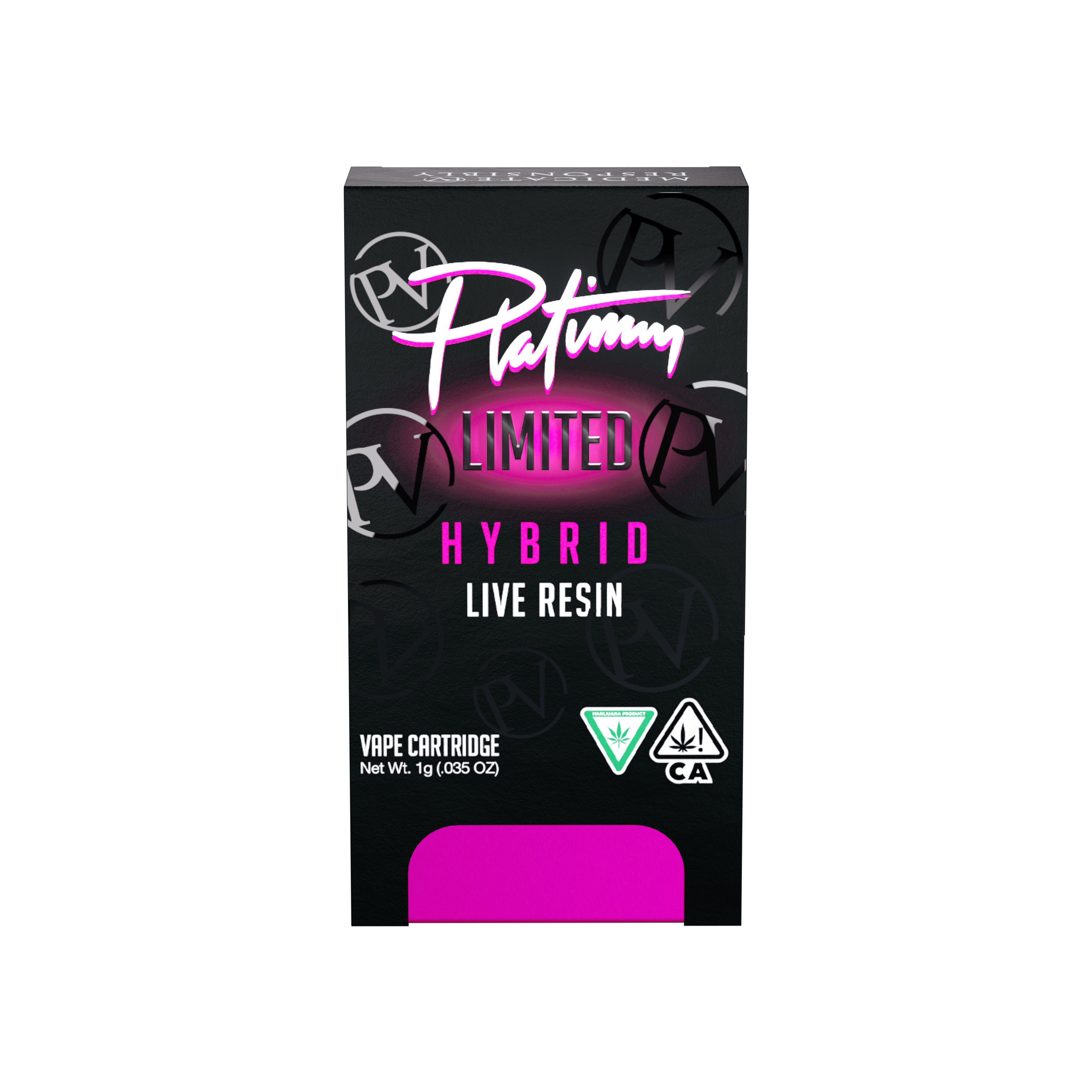 Platinum Vape - Live Resin Cartridge 1g - Animal Mintz - Hybrid