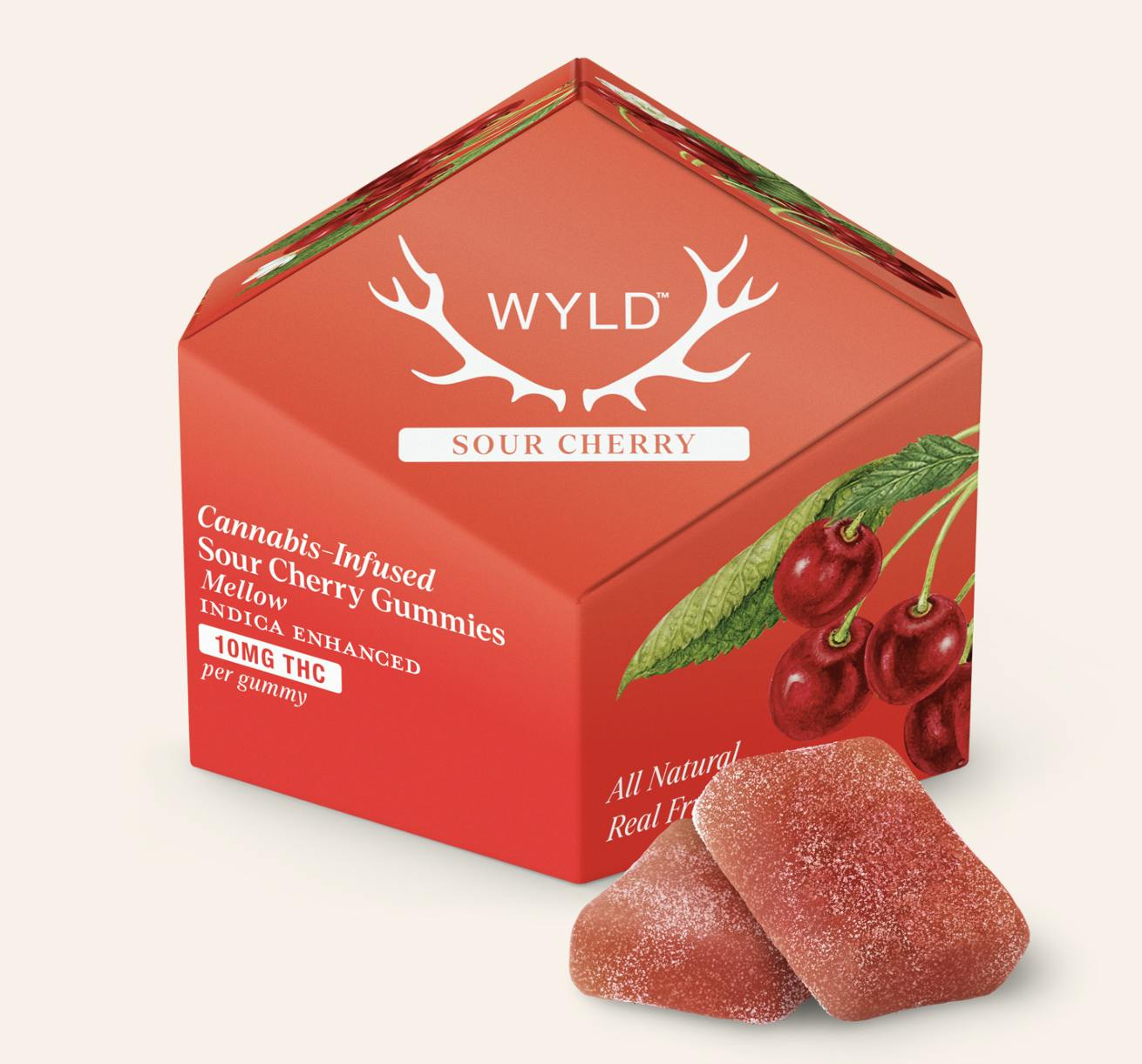 Wyld Sour Cherry Gummies- 100mg THC