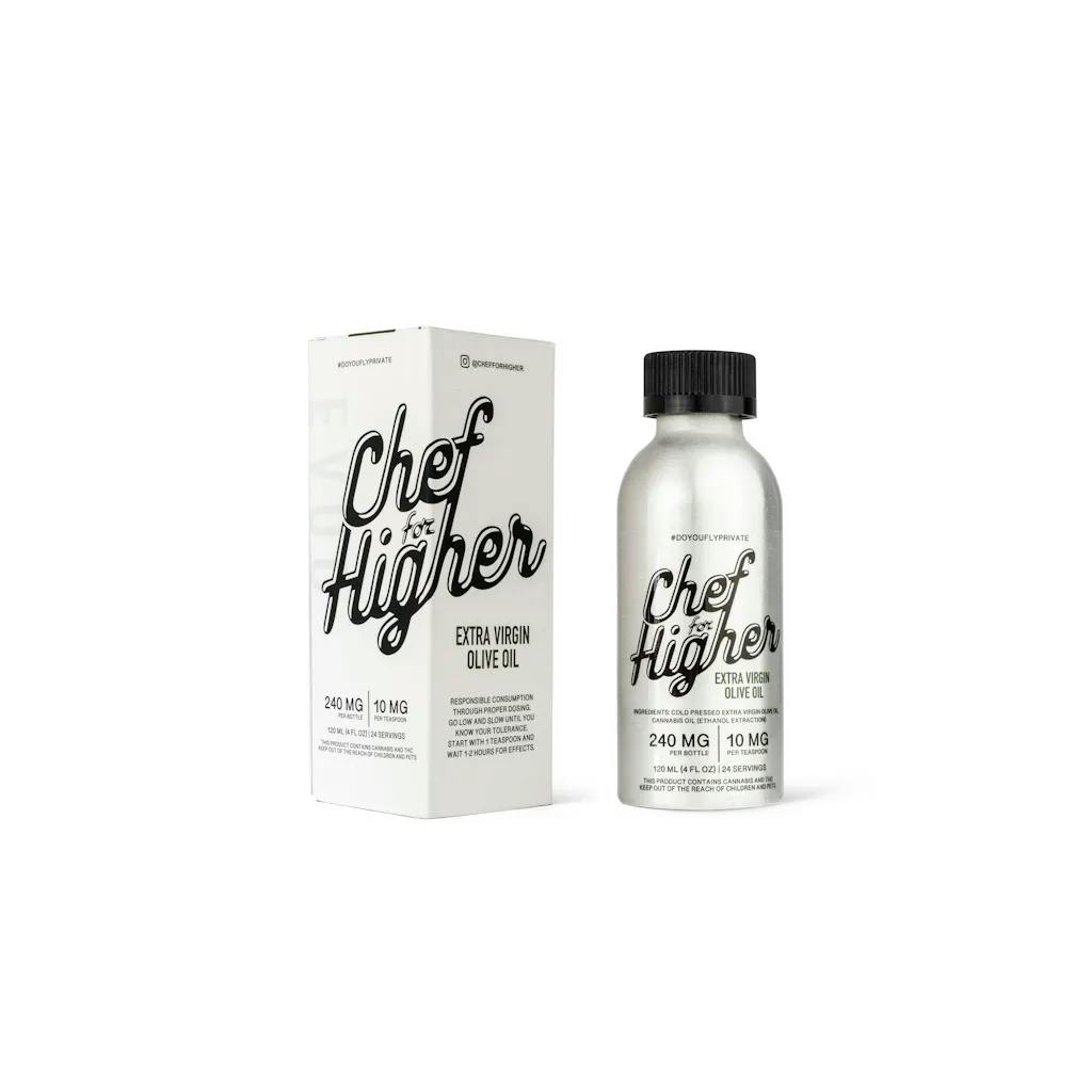 Chef For Higher - 240mg Infused Extra Virgin Olive Oil