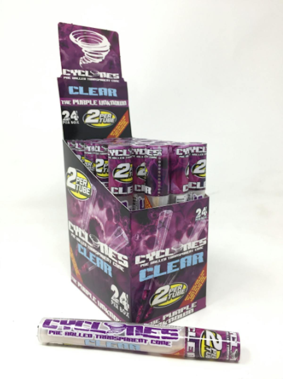 Photo of Cyclones Clear Purple Unknown 2pk