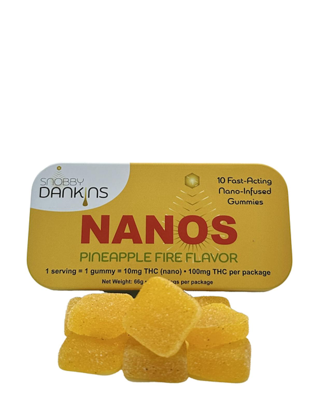 Image of Pineapple Fire Gummies | (10mg/10ct)