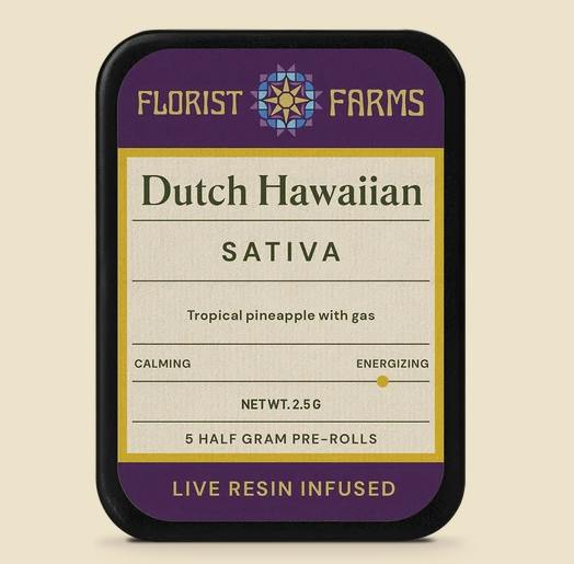 Florist Farms Dutch Hawaiian 5pk Live Resin