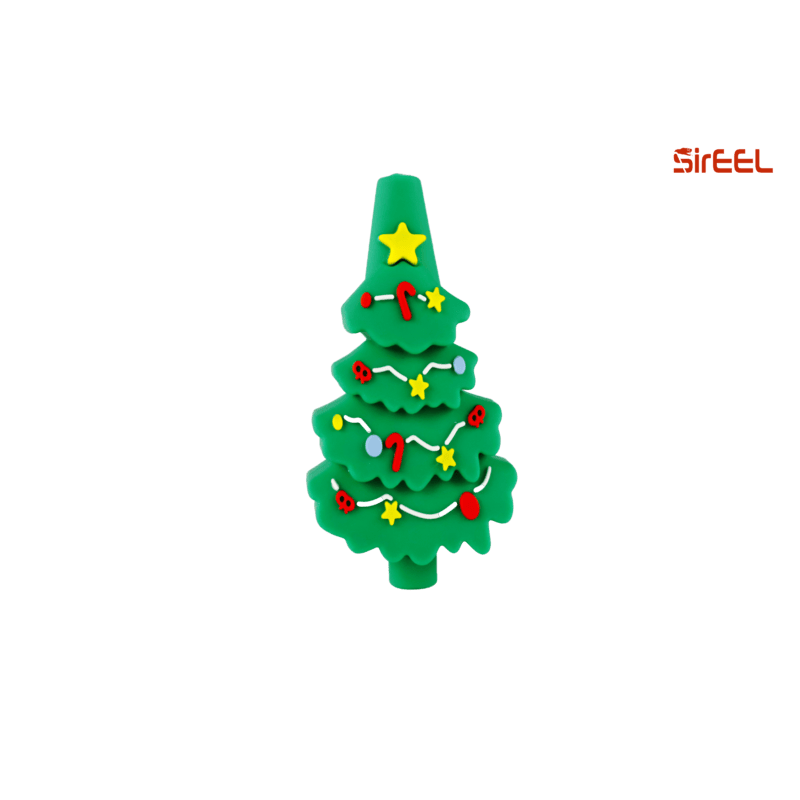 Product: 3.5" Silicone Christmas Tree Hand Pipe | 2Paws