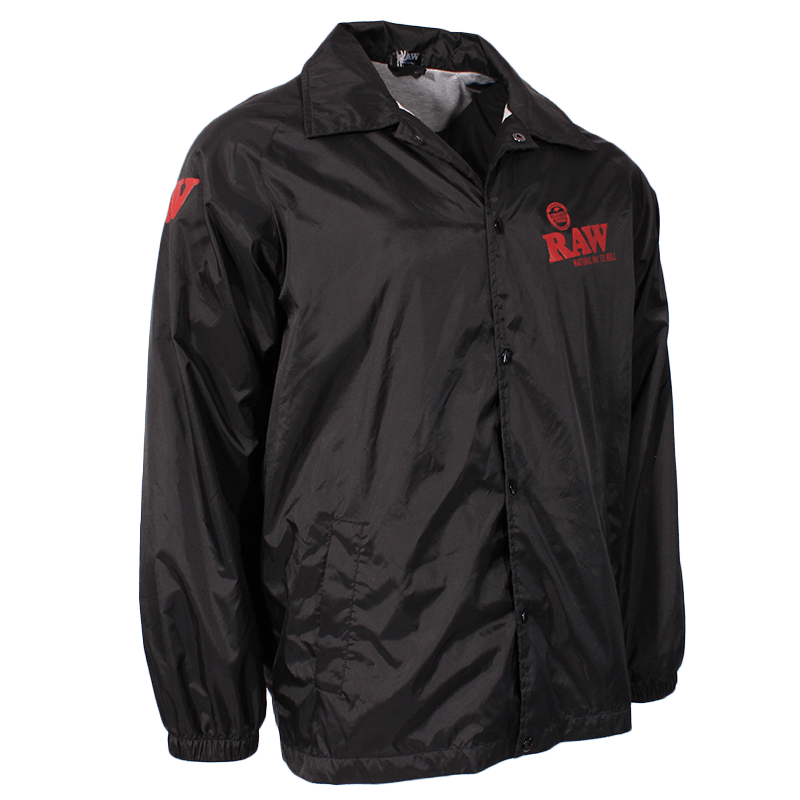 RAW | Coaches Jacket | Black | Large