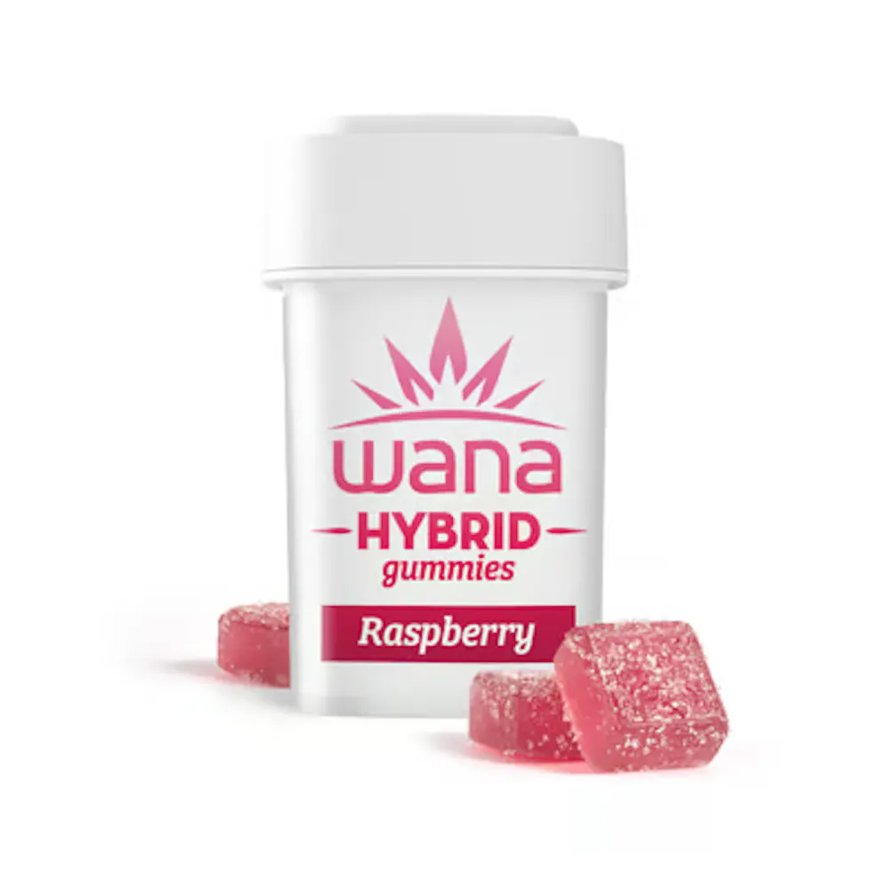 Product Sour Raspberry Hybrid Gummies 10pk 100mg