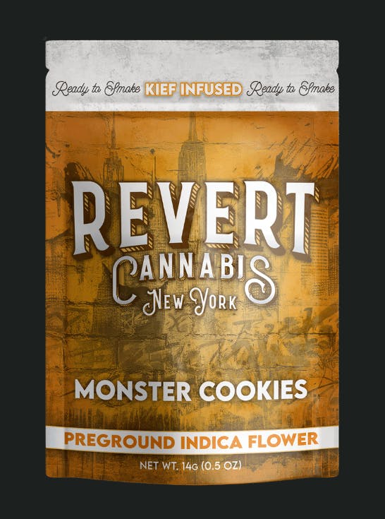 Monster Cookies Kief Infused Ground Flower | Indica | Revert
