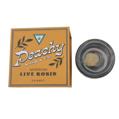 Peachy Hash | Super Buff Cherry Live Rosin-active