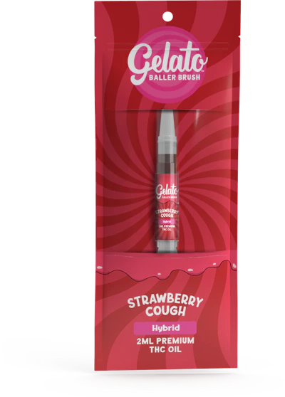Gelato - 2g Baller Brush - Strawberry Cough - CONCENTRATES by Gelato at King of Budz