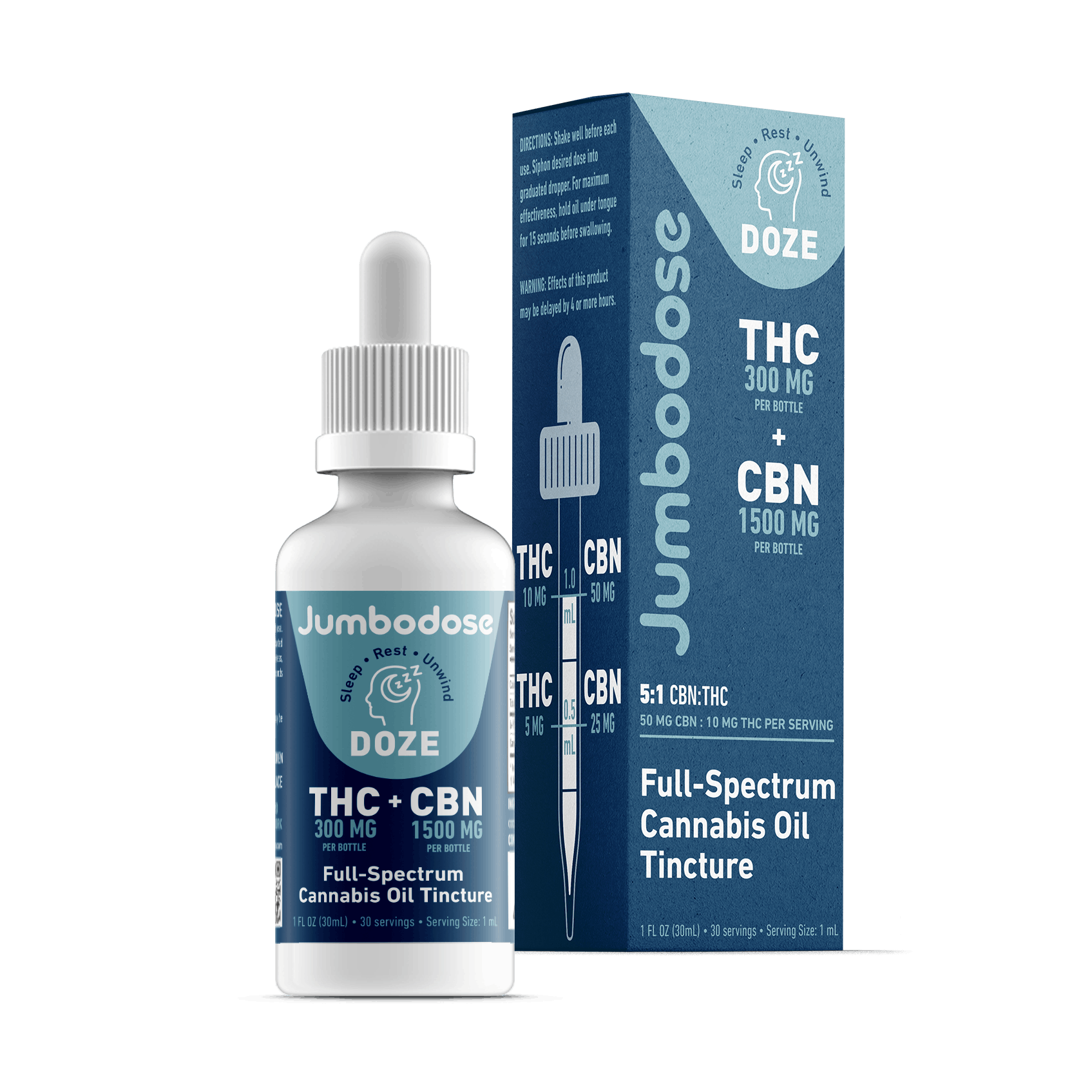 Jumbodose DOZE Tincture | 5:1 CBN:THC | 30mL - Urban Leaf Dispensary