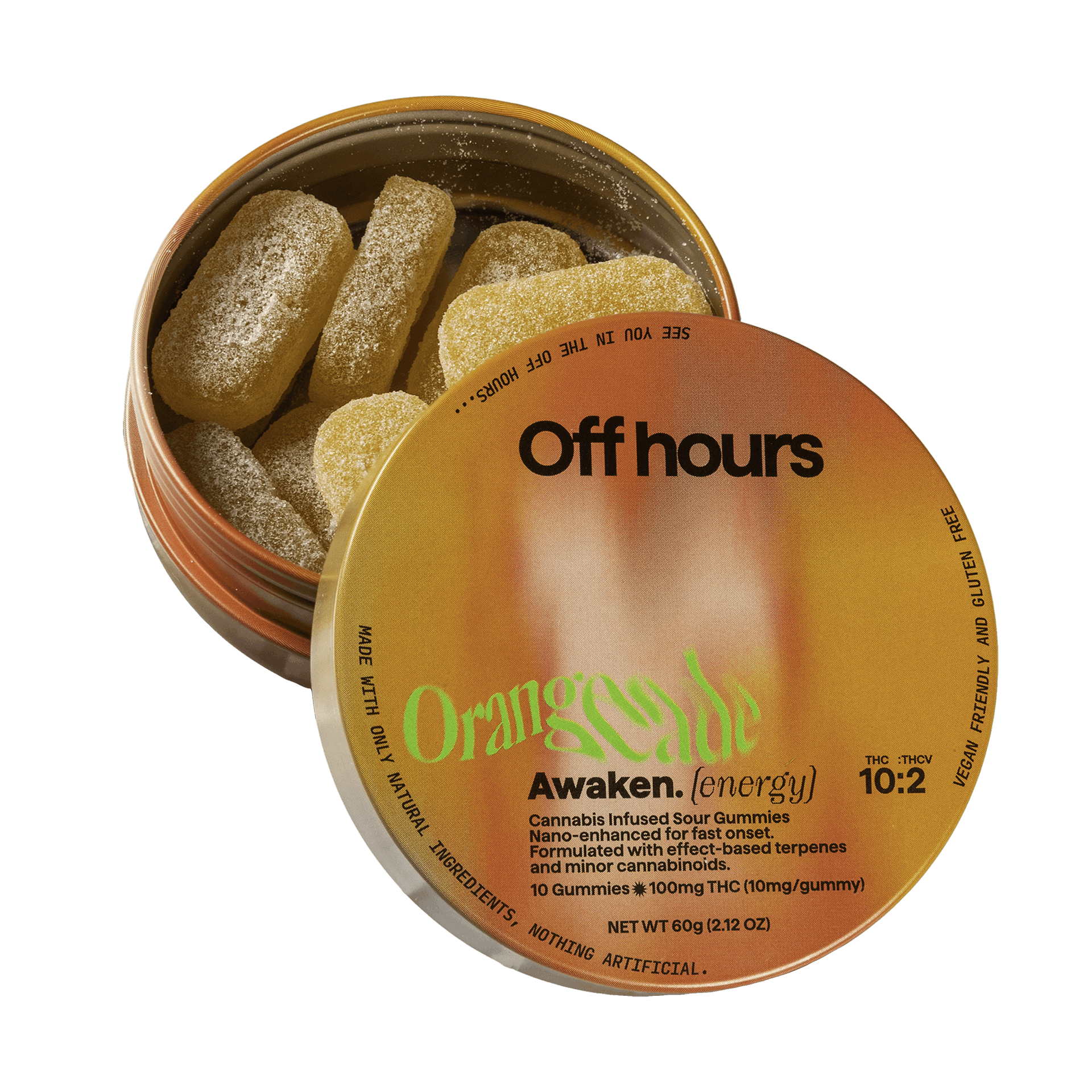 Off Hours | Awaken Orangeade | 10pk 100mg Gummies