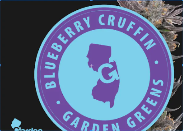 Garden Greens Flower Blueberry Cruffin 3.5g (indica hybrid)