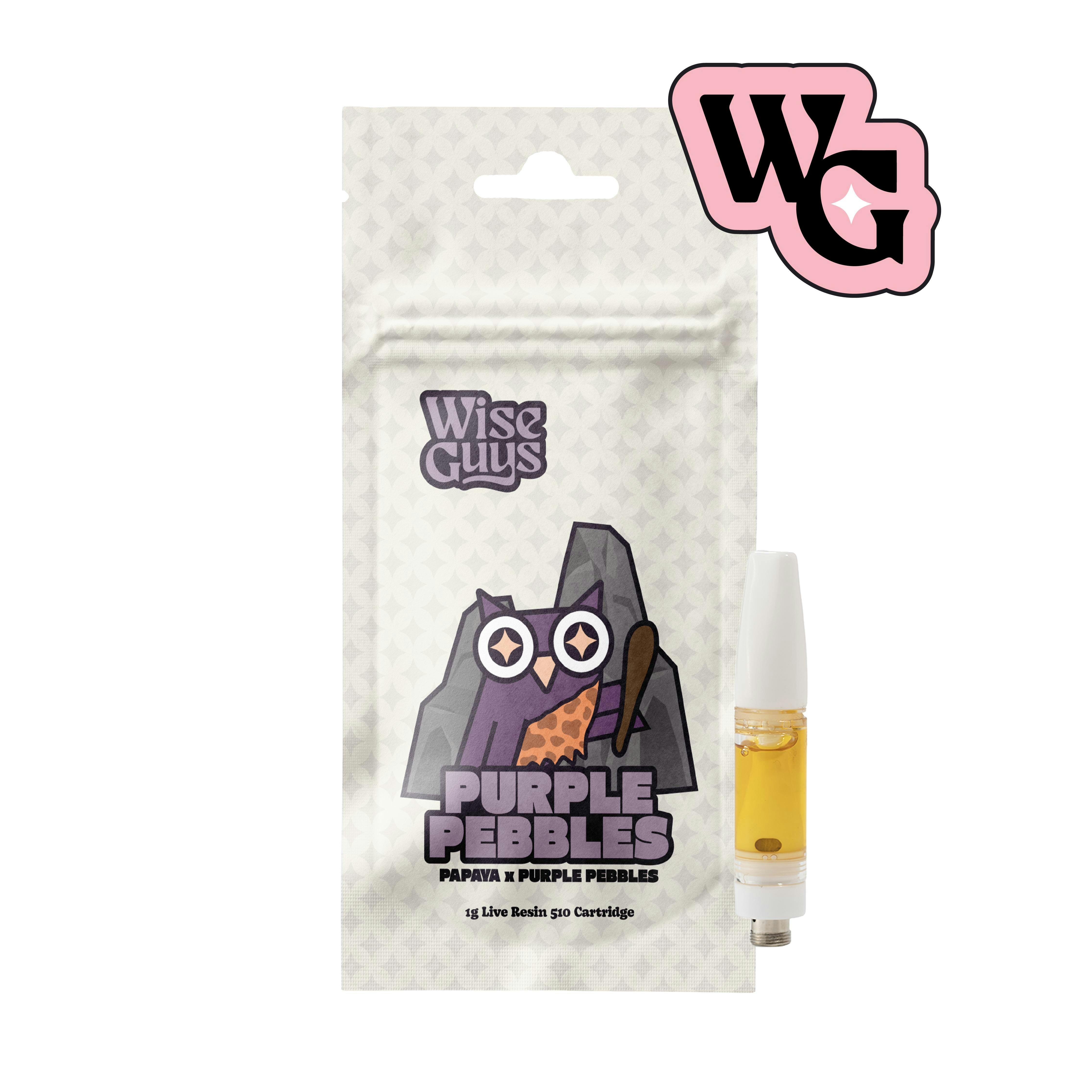 Wise Guys - 1g Live Resin Cart - Purple Pebbles