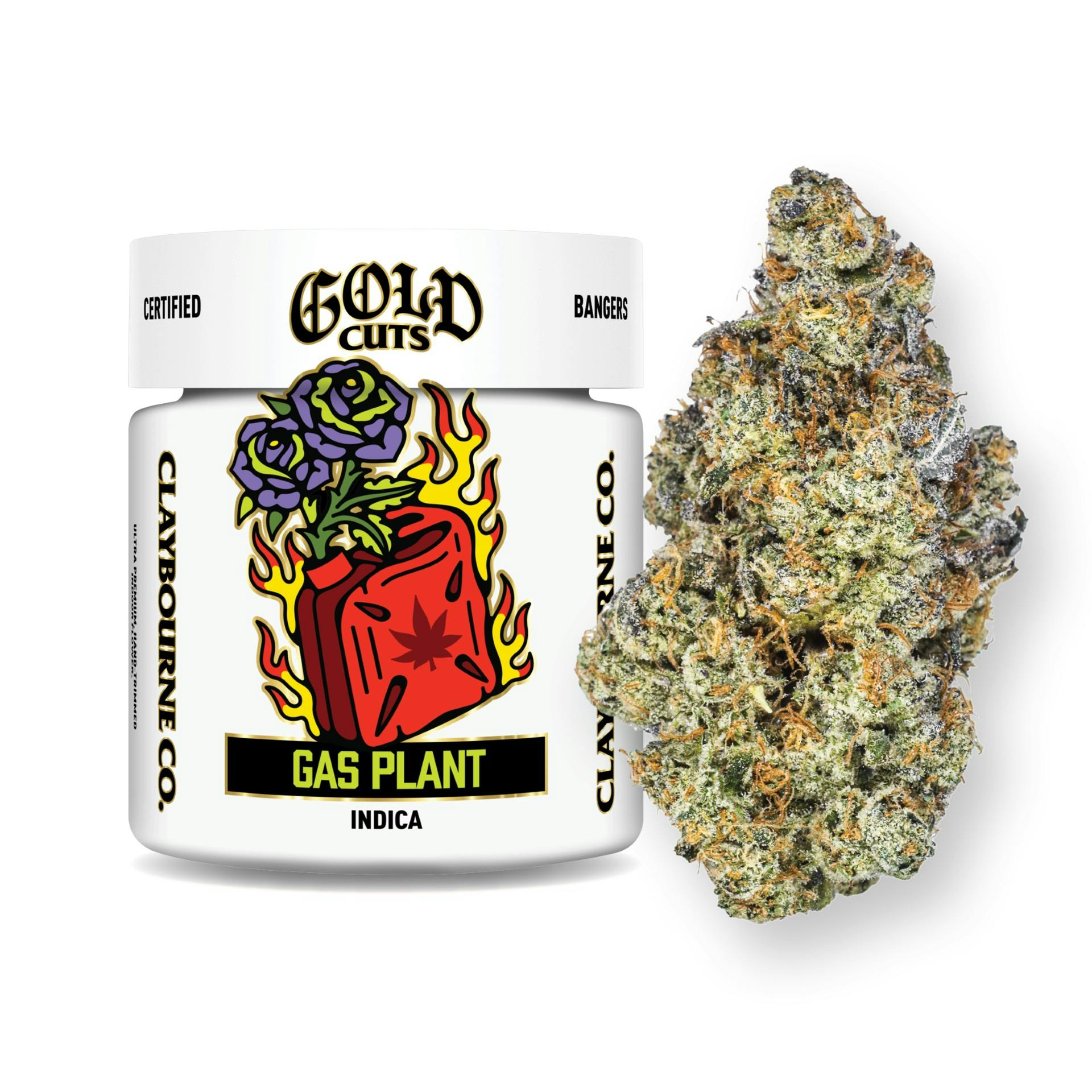 Gas Plant Gold Cuts | Flower | 3.5g by Claybourne Co. | Buy Online