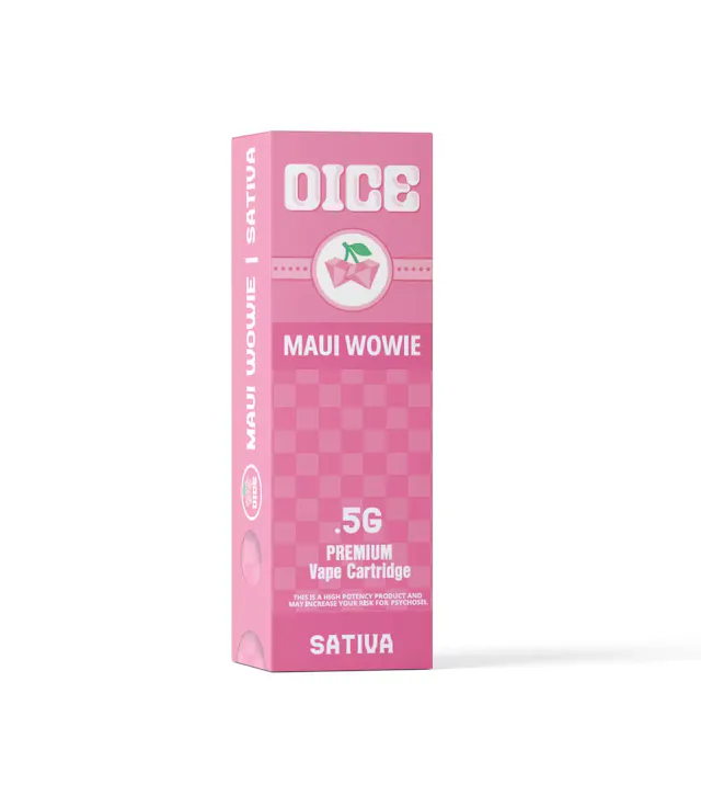 Dice Distillate Vape Cart Maui Wowie .5g (sativa hybrid, cartridges)