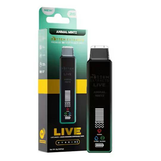 Animal Mintz Live Sauce Disposable Hybrid by Mitten Extracts – Vapes at Gatsby Cannabis