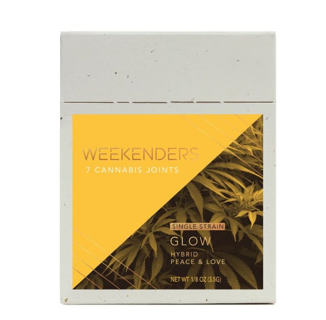 Weekenders Sour D | Glow  | 7pk - PRE_ROLLS cannabis product, 1/8oz